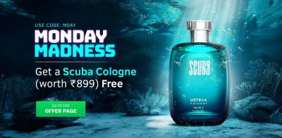 FREE Cologne on orders above ₹700