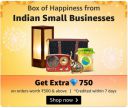 Free Extra 750 Amazon Diamonds when you Shop for ₹300 & More...