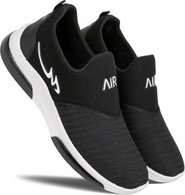 Free Kicks  FK- MXO Trendy Slip On Sneakers For Men  (Black , 7)