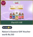 Free Nature's Essence Products Worth Rs.150 | Redeem against 25 Supercoins...