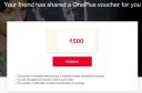 Free Rs.500 OnePlus Voucher coupon...