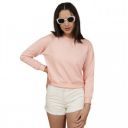 Freehand Women Regular Fit Solid Crop Overhead Crewneck Sweatshirt...