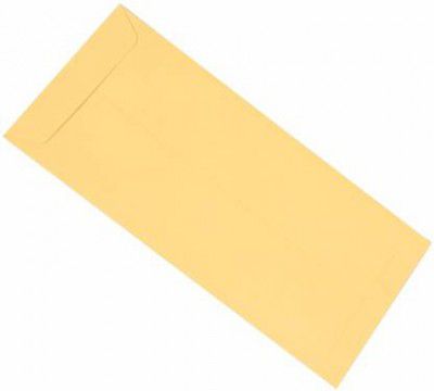 freeliving Pack of 50 Paper Cheque Size Envelope with Gummed Seal for Letter, Courier Office Set  (Yellow)