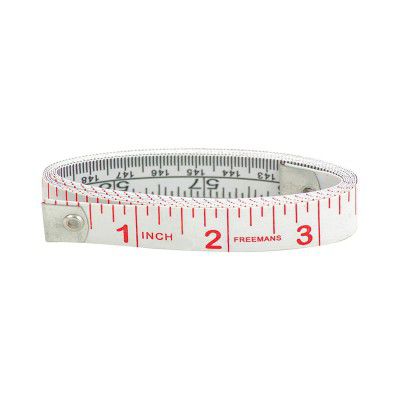 FREEMANS Double-sided Tailor Soft Measurement Tape - 1.5m/60 inches (Pack of 1)