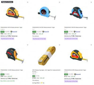 Freemans Measuring Tapes Starting From @ 66