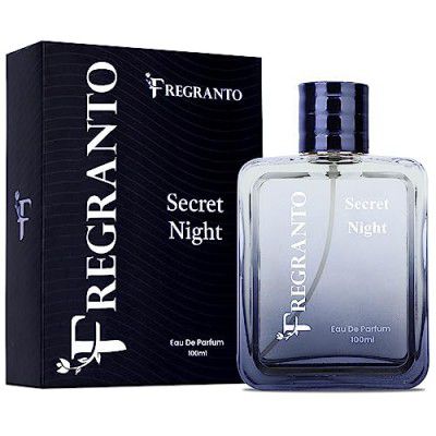 FREGRANTO Secret Night Perfume For Men 100ml | Smokey, Crisp Green Apple