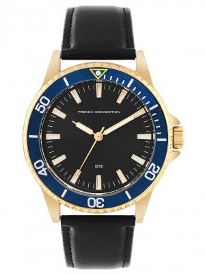 French Connection Analog Black Dial Mens Watch-FCE23BL-G