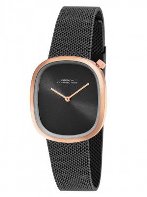 French Connection Analog Black Dial Women's Watch-FCN0112BM