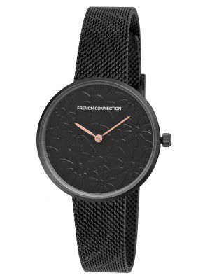 French Connection Analog Black Dial Womens Watch-FCN00024A