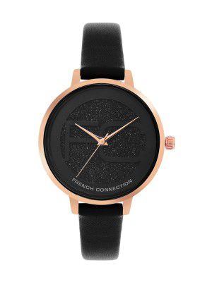 French Connection Analog Black Dial Womens Watch-FC21-26B