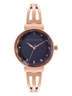 French Connection Analog Blue Dial Women's Stainless Steel Watch-Fcn053A