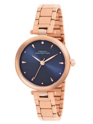 French Connection Analog Blue Dial Women's Watch-FCN0103URGM