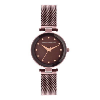 French Connection Analog Brown Dial Womens Watch-FCN00029C