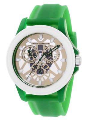 French Connection Analog Gold Dial Men's Watch-FC178GR