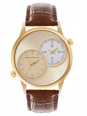 French Connection Analog Gold Dial Mens Watch-FCN00023E