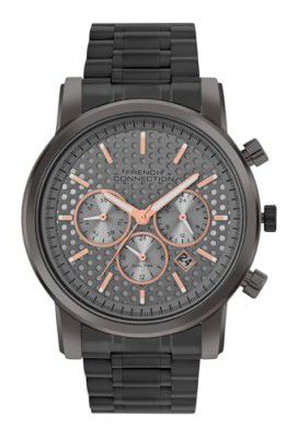 French Connection Analog Gray Dial Men's Metal Watch-Fcn059E