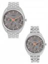 French Connection Analog Grey Dial Couple's Watch| Pair Watch|-FCN0113SM...