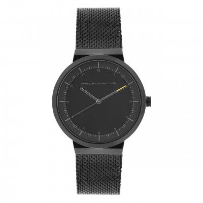 French Connection Analog Men's Watch (Dial Colored Strap)