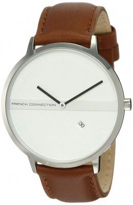 French Connection Analog Men's Watch (Dial Colored Strap)