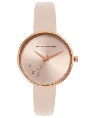 French Connection Analog Pink Dial Women's Watch-FCL23-G
