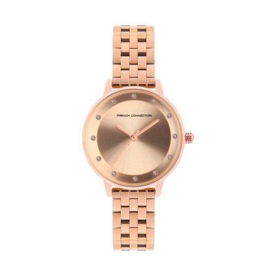 French Connection Analog Rose Gold Dial Women's Watch-FCN00035A