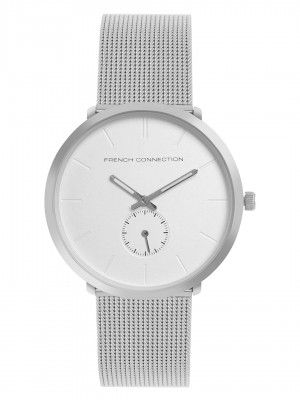 French Connection Analog Silver Dial Mens Watch-FCB01SM