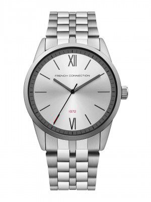 French Connection Analog Silver Dial Mens Watch-SFC119SM
