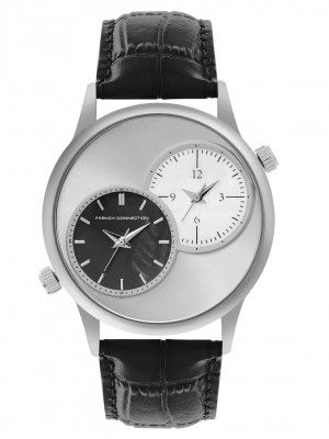 French Connection Analog Silver Dial Mens Watch-FCN00023A