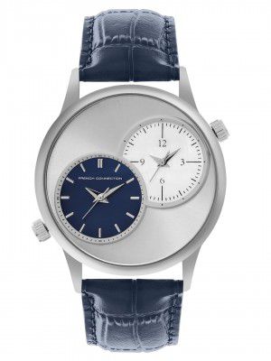French Connection Analog Silver Dial Mens Watch-FCN00023B
