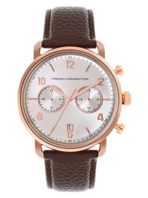 French Connection Analog Silver Dial Mens Watch-FCP33BRL-R