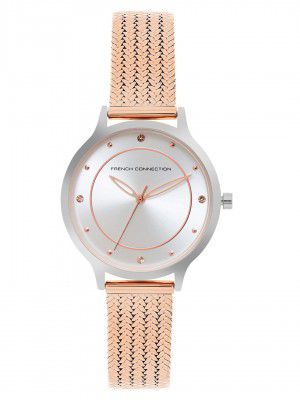 French Connection Analog Silver Dial Womens Watch-FCP30RTM