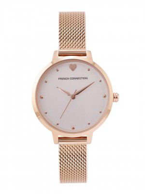 French Connection Analog Silver Dial Womens Watch-FCN00018B