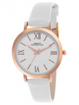 French Connection Analog White Dial Women's Watch-FCN00037F