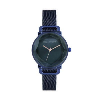 French Connection Analog Women's Watch (Dial Colored Strap)