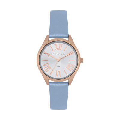 French Connection Analog Women's Watch (Dial Colored Strap)