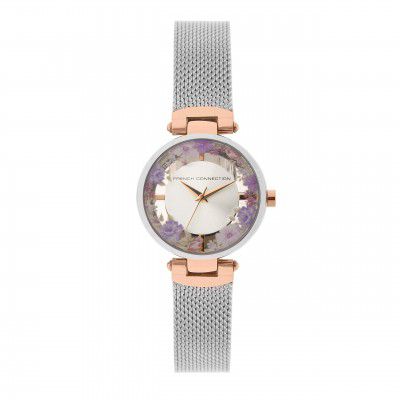 French Connection Analog Women's Watch (Dial Colored Strap)