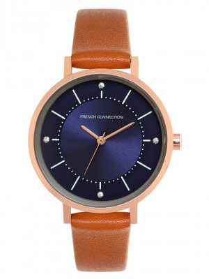 French Connection Analog Women's Watch (Dial Colored Strap)