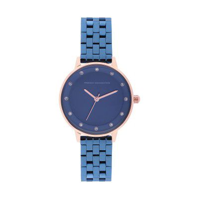 French Connection Analog Women's Watch (Dial Colored Strap)