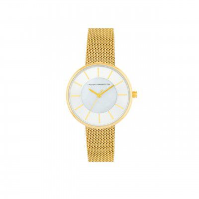 French Connection Analog Women's Watch (Dial Colored Strap)