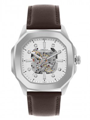 French Connection Automatic White Dial Men's Watch-FCA13BRL