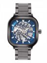 French Connection Blue Skeleton Dial Automatic Watch for Men - FCA27GNM...