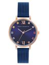 French Connection Grace Blue Round Analog Watch for Women - FCN00068G...