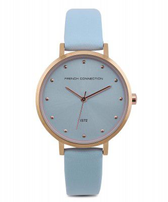 French Connection Hazel Sky Blue Dail Analog Watch for Women - FCN00080D