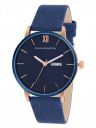 French Connection Leather Analog Blue Dial Men's Watch-Fcn00034E, Band_Silver...