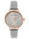 French Connection Leather Spring-Summer 2023 Analog Mop Grey Dial Women's Watch-Fcn00065D, Band_Rose Gold...