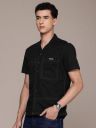 French Connection  Men Relaxed Fit Fit Solid Casual Shirt...