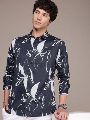 French Connection Men Slim Fit Printed Casual Shirt