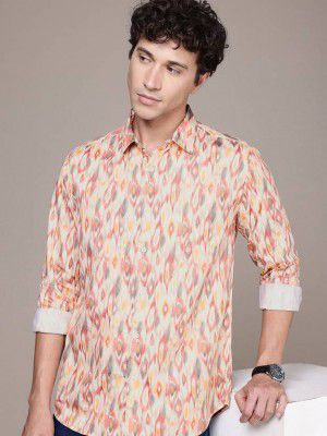 French Connection Men Slim Fit Printed Casual Shirt