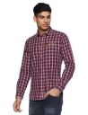 French Connection Men's Checkered Slim Fit Casual Shirt...