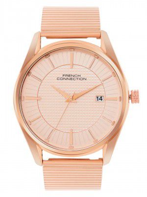 French Connection Rose Dial Analog Watch for Men - FCN056B